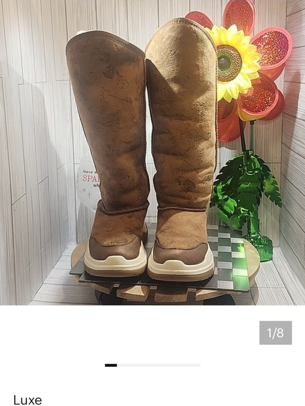 Luxe sheepskin leather with shearling liner #455 - Picture 9 of 9